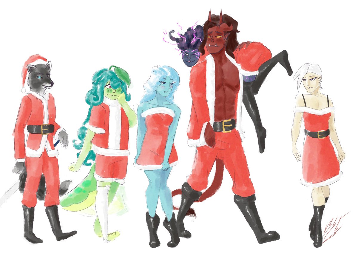 CnBCustoms's tweet photo. Sketch of the party for Christmas https://t.co/OxXS2WyhX7