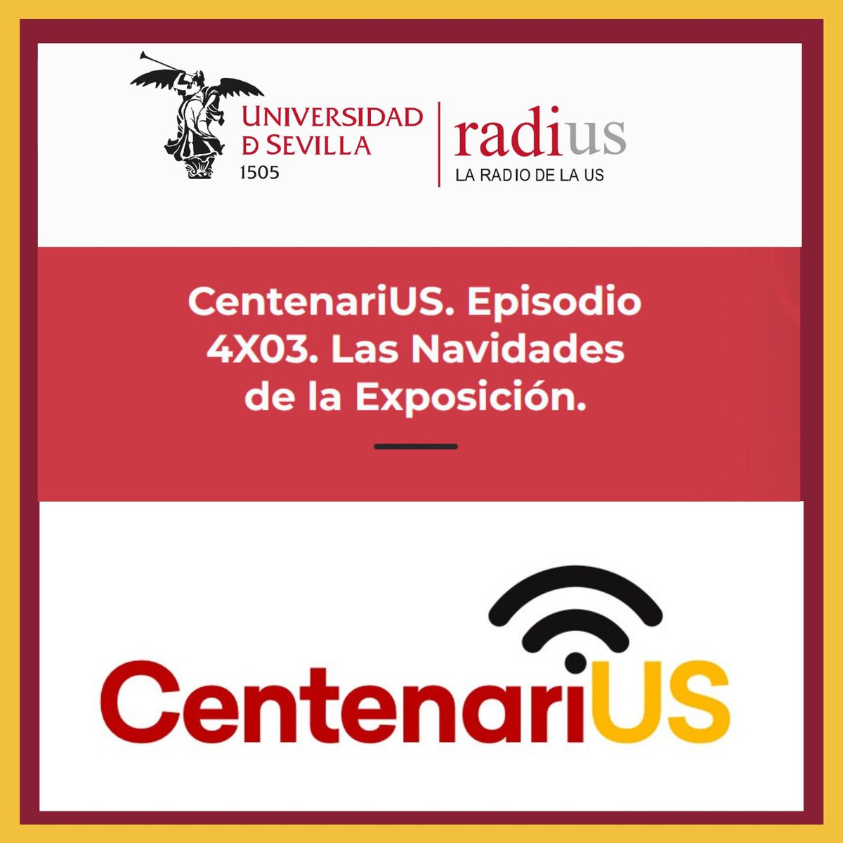 LAS NAVIDADES DE LA #ExposiciónIberoamericana en CentenariUS, en RadiUS, la radio de la <a href="/unisevilla/">Universidad de Sevilla</a>  . <a href="/ConchaLanga/">Concha Langa</a> me entrevista
radio.us.es/episodio/cente…

go.ivoox.com/rf/164082875