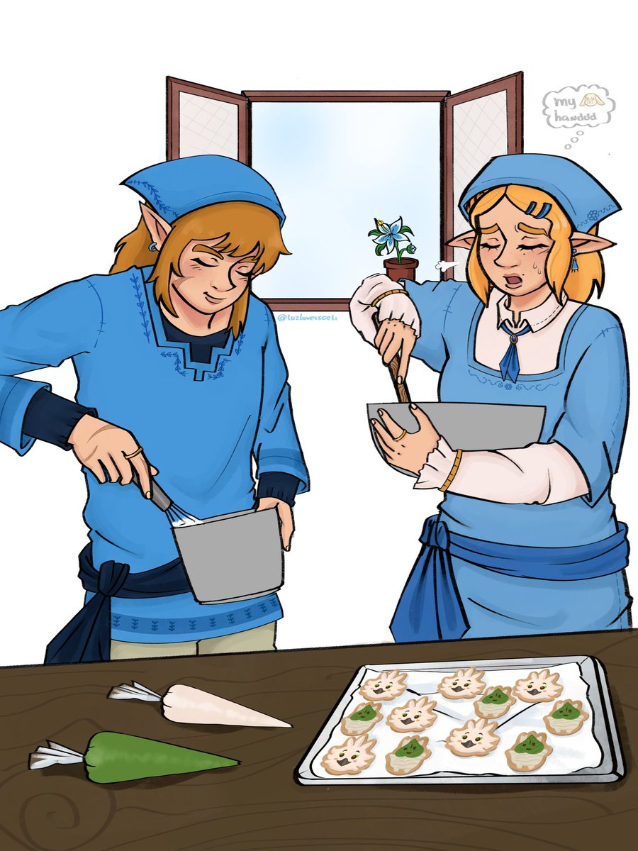 🎁 My part for the zeldatwt secret Santa! <a href="/druvjuice/">Druv</a> happy Christmas!! i hope you like it 🫶🏽

[ #ZeldaClaus #zelink ]