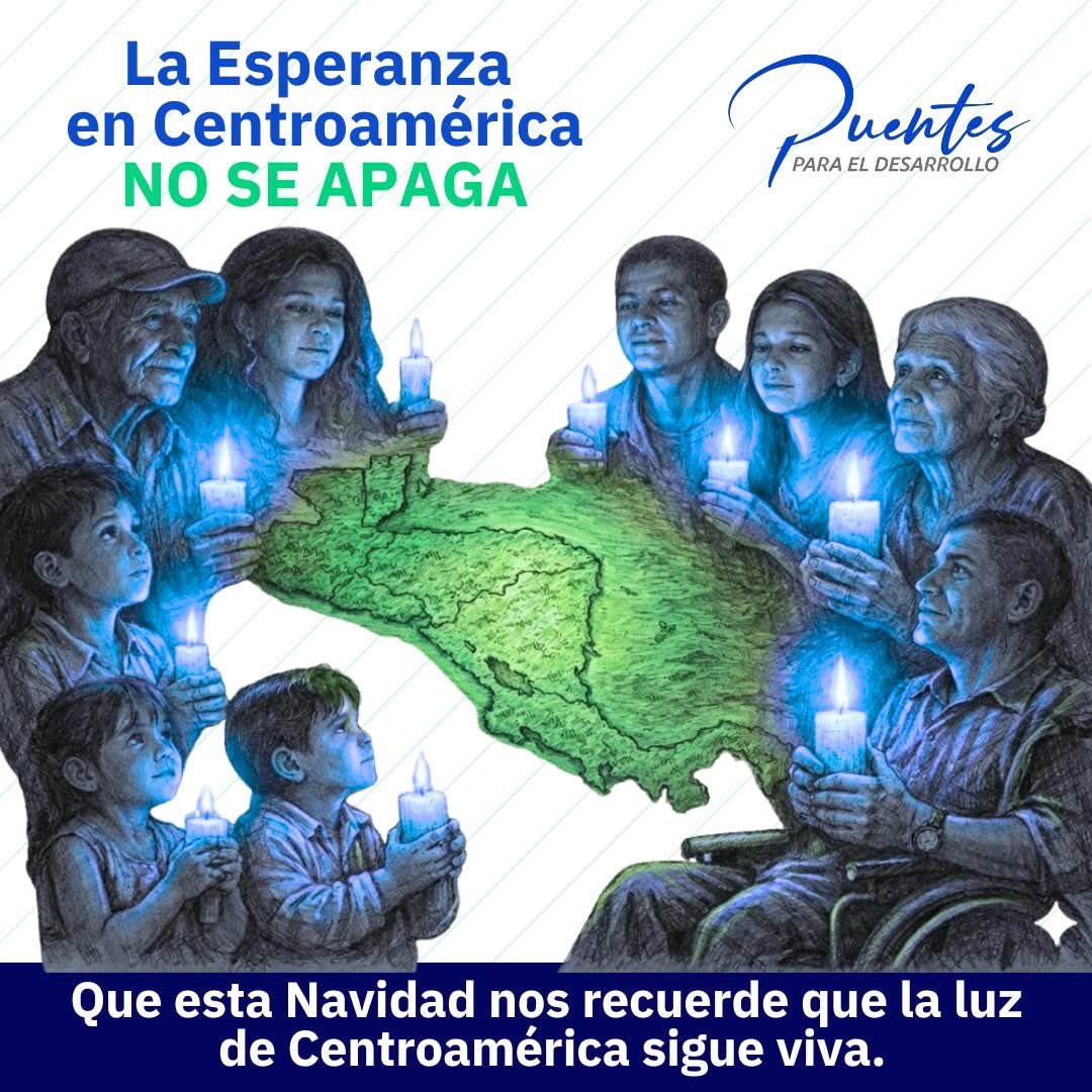 En esta Navidad, encendemos una luz por Centroamérica.
Una luz que nace del pueblo y de la esperanza que no se apaga.

Hoy, Nicaragua vive en dictadura, pero también vive en la dignidad de su gente:
niños, personas adultas mayores y familias que siguen creyendo en la libertad.