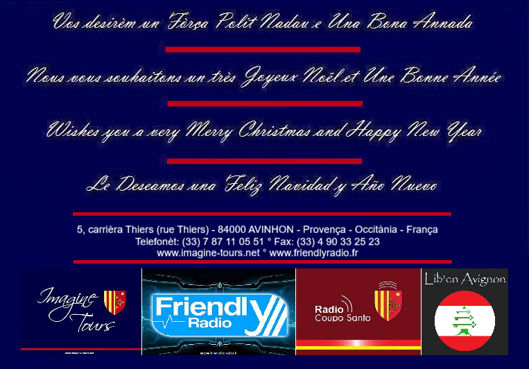 Imagine_Tours's tweet photo. Polit Nadau e Bona Annada / Joyeux Noël et Bonne Année / Merry Christmas and Happy New Year / Feliz Navidad y Año Nuevo

https://t.co/nzXZxJmOEs https://t.co/qMjGu8K9EU