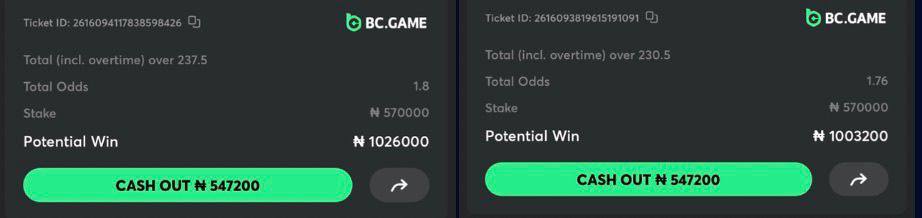 Kingsolomon_Jnr's tweet photo. BC GAME MIDNIGHT 

DOUBLE 2 ODDS  

🟢Booking code 1 ➡️  AF07F88 or  E194C57
🟢Booking code 2 ➡️  EB33C76 or  E7A21E3

SIGN UP HERE ▶️ https://t.co/zPLwjEZUbg

🚀 Start Winning Now! https://t.co/HTDaDAOWtC