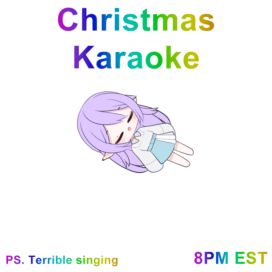 NotAzutan's tweet image. Christmas Karaoke today......highkey bad singing but its for fun so! twitch.tv/notazutan
