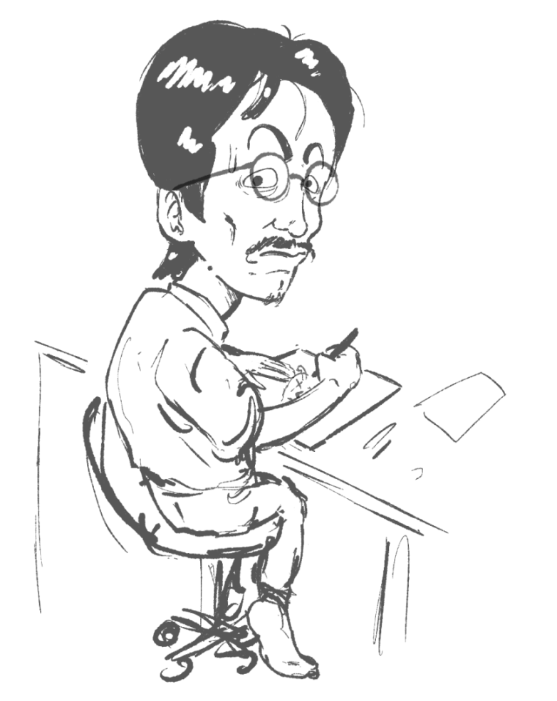 grifin_station's tweet image. Hisashi Eguchi caricature doodle
江口寿史の似顔絵落書き