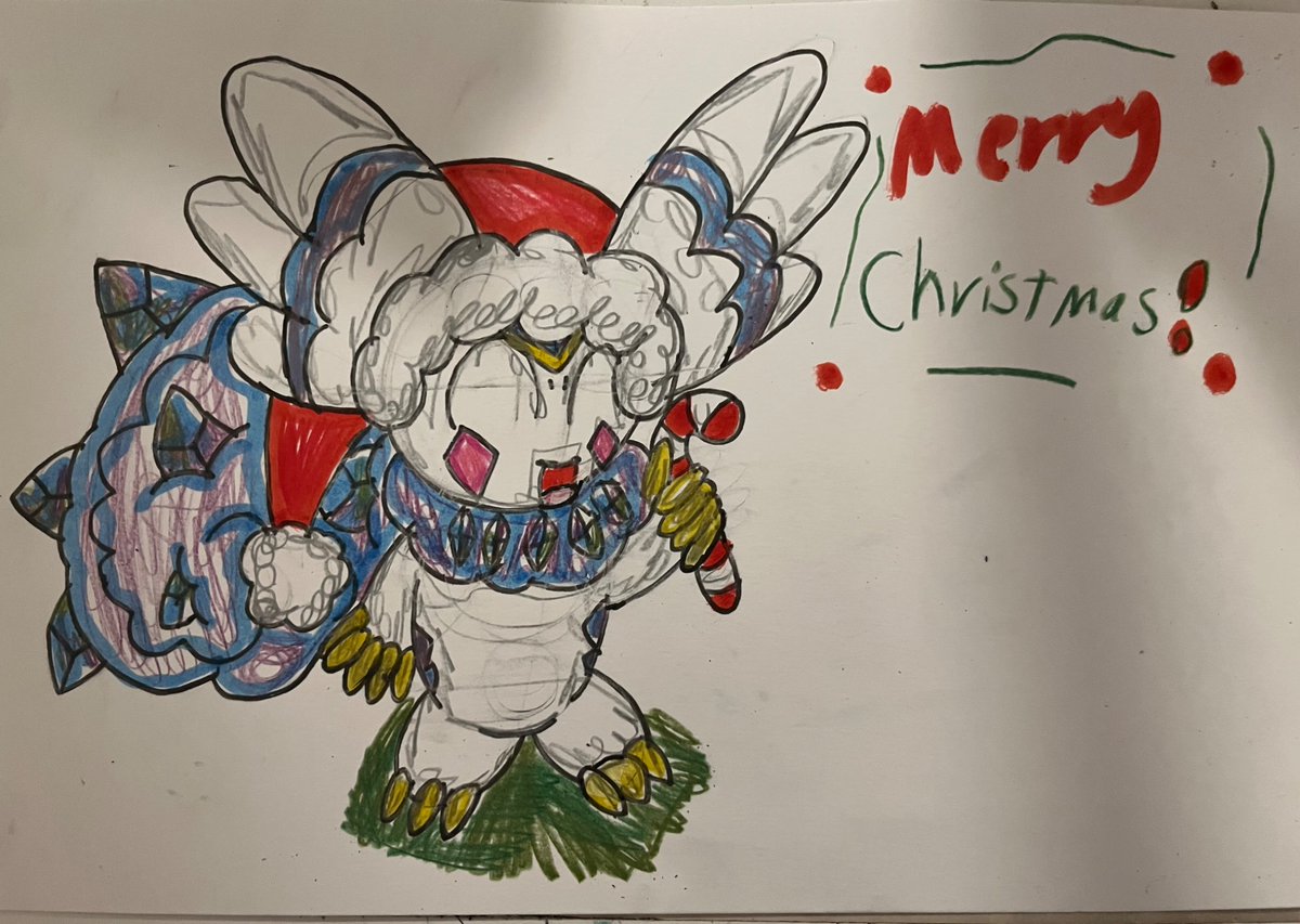 BlueVampirefox's tweet photo. Gemmon wishes you a merry Christmas! #Digimon #Gemmon #Digimonalysion #Digimonfanart #Digimonart #Digimonartwork #Animeart #Animeartwork #Fanart #Animefanart https://t.co/NStIpDoCgK