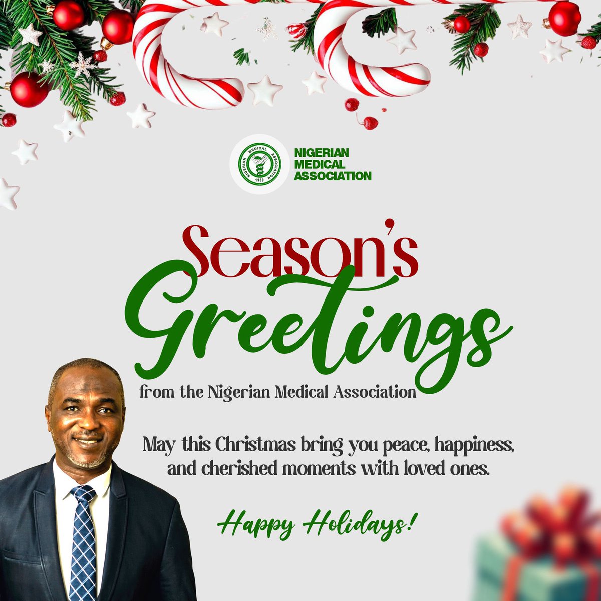 Christmas Felicitations to Nigerian Doctors

On behalf of the Nigerian Medical Association, I warmly extend Christmas greetings to all our members, particularly our Christian colleagues, as we commemorate this year’s Christmas.

This sacred season reminds us of enduring values