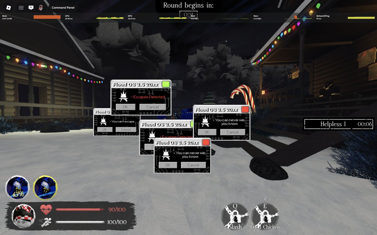 Merry Christmas! Part of my surprise is here. You should check crazyblox 1x's new entanglement pop ups. #floodescape2