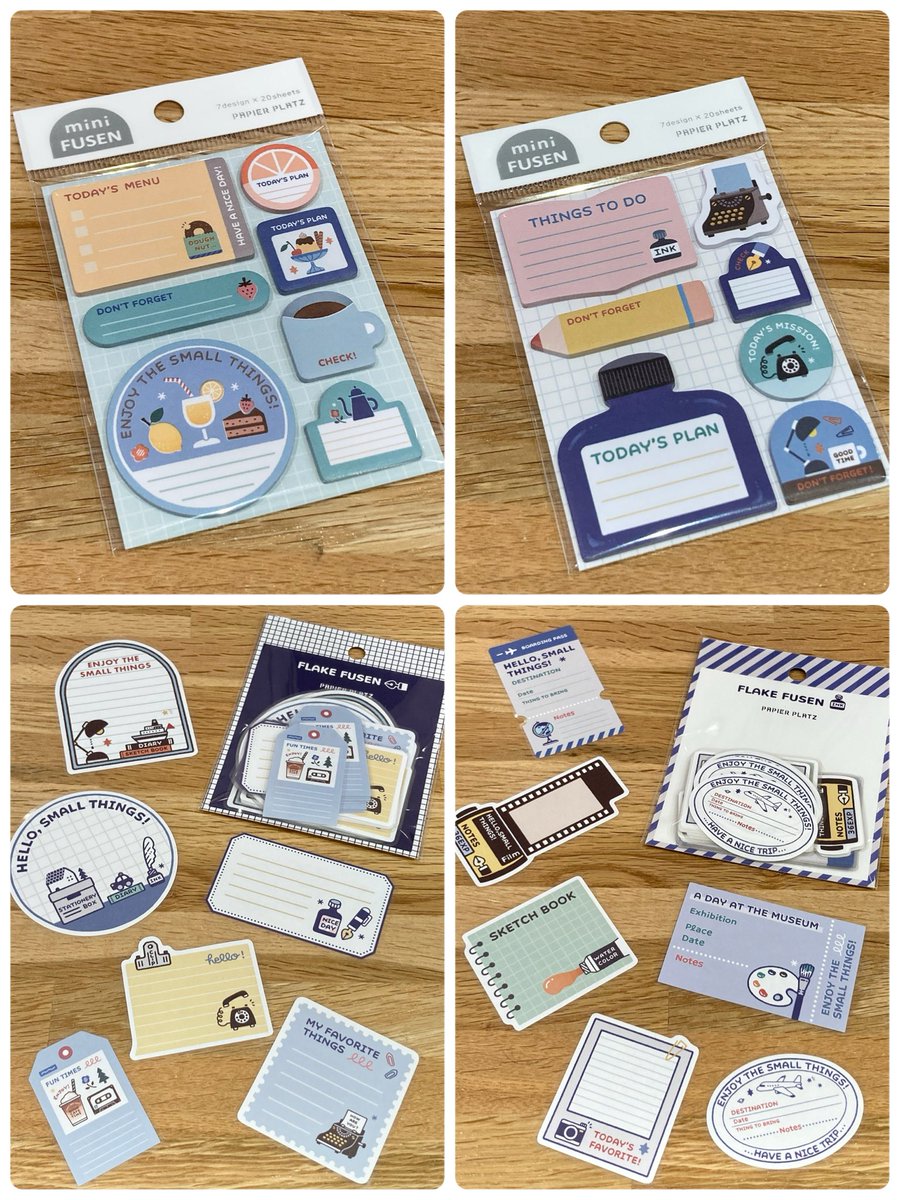 パピアプラッツ さんの新商品 #eric さんの付箋が入荷しました