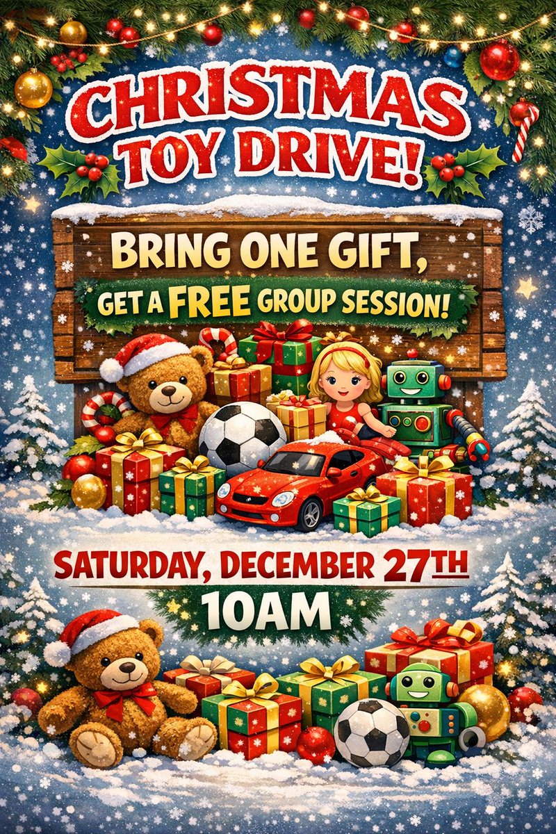 What a blessing we all have experienced today! Gifts for those we love and memories we made with our families and friends that will last a lifetime. The church I attend is doing a Post-Christmas Toy Drive for families who may have not been fortunate enough to have money for