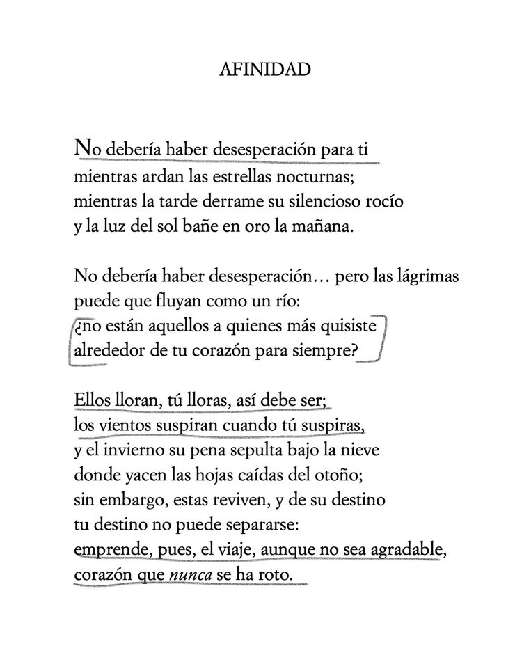 De Emily Brontë, para los corazones que, a pesar del dolor, nunca se rompen del todo.