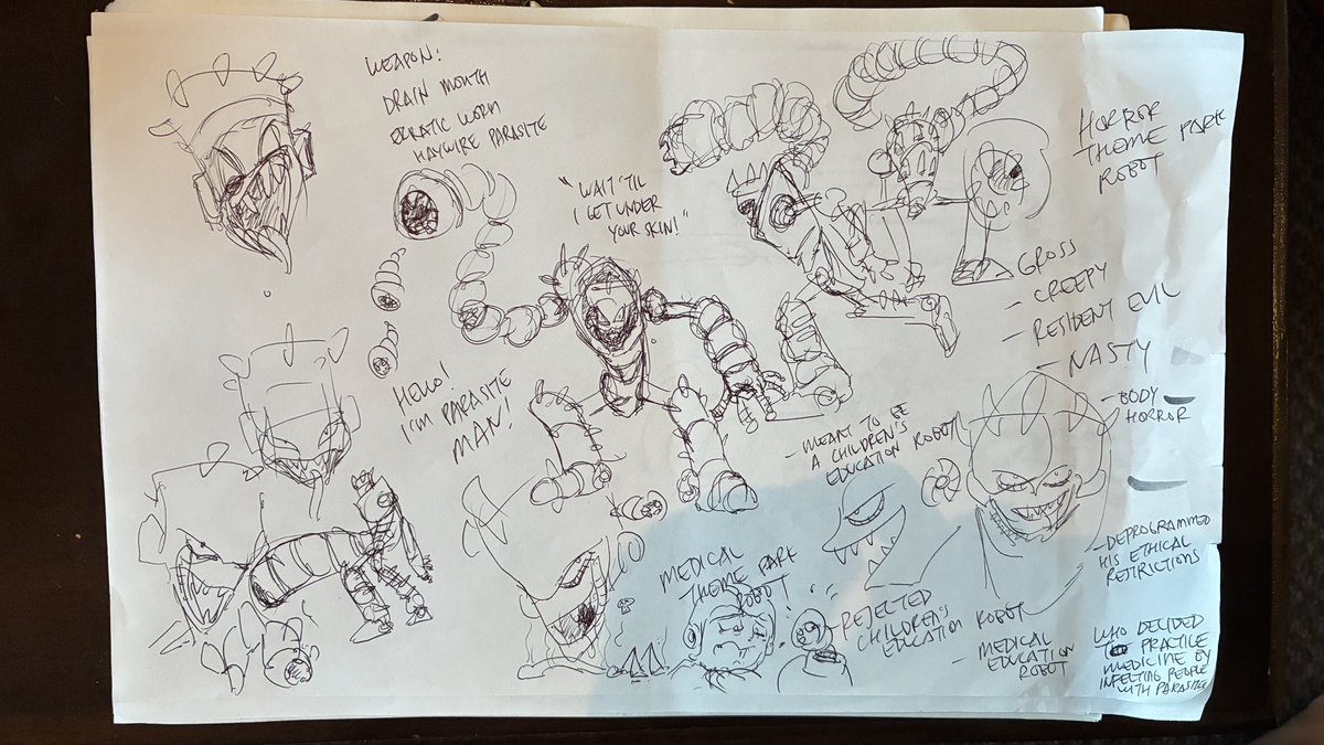 JedSegovia's tweet photo. PARASITE MAN! My entry to #MegamanDO #DesignARobotMaster 

A medical education 'bot who decided to "upgrade medicine" by infecting people with parasites. His Drain Worm grabs you and saps vitality. 

@tooterpYT

@CapcomUSA_ 

@MegaMan 

#MerryChristmas https://t.co/iKzqY7EndW