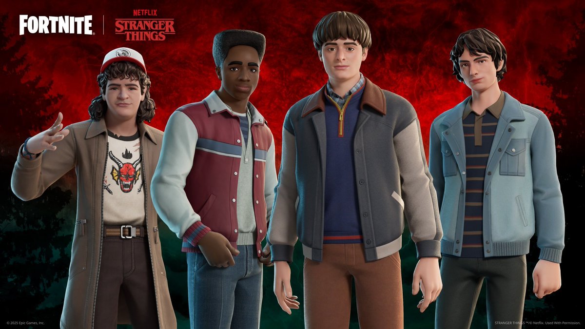 ShiinaBR's tweet image. ALL STRANGER THINGS SKINS RETURN TONIGHT

Season 5 Volume 2 will be released in 1 hour and 40 minutes