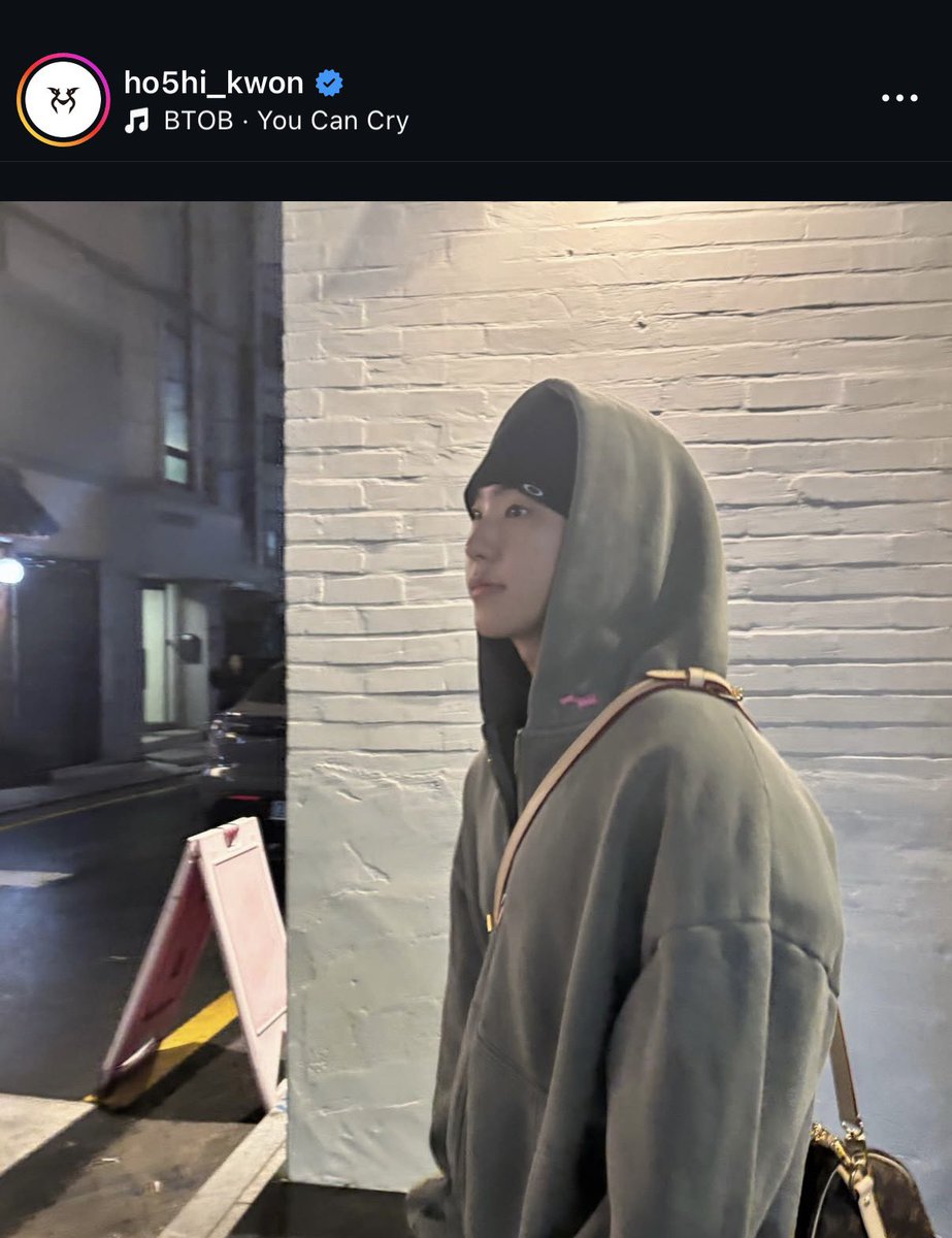 Hoshi added BTOB song to his post 😭😭😭😭