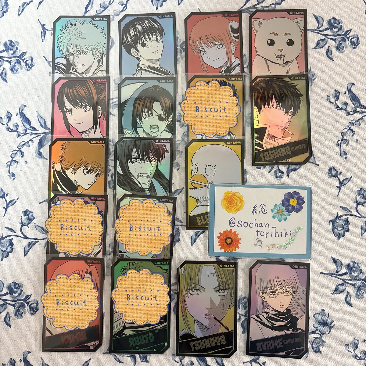 SCFカード（ホロ）銀魂】坂田銀時、桂小太郎、高杉晋助、新八、神楽