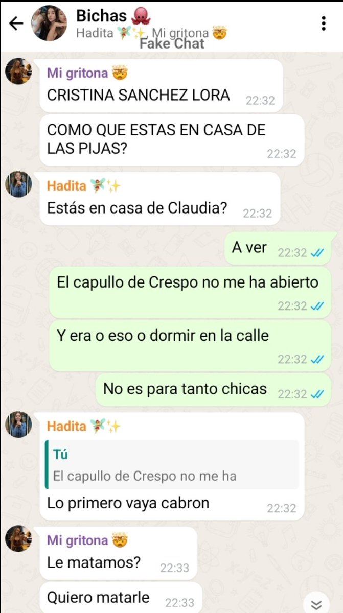 LadyJ_1711's tweet image. Capítulo 22: Planear un asesinato 
(Aclaración para capítulos futuros: Salma es amiga de Cristina, Tinho de las tres, y Lucía es amiga sobre todo de Judit)