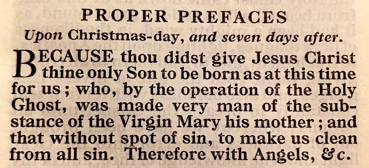“… without spot of sin, to make us clean from all sin.” Holy Communion Proper Preface | Upon Christmas-day, and seven days after.