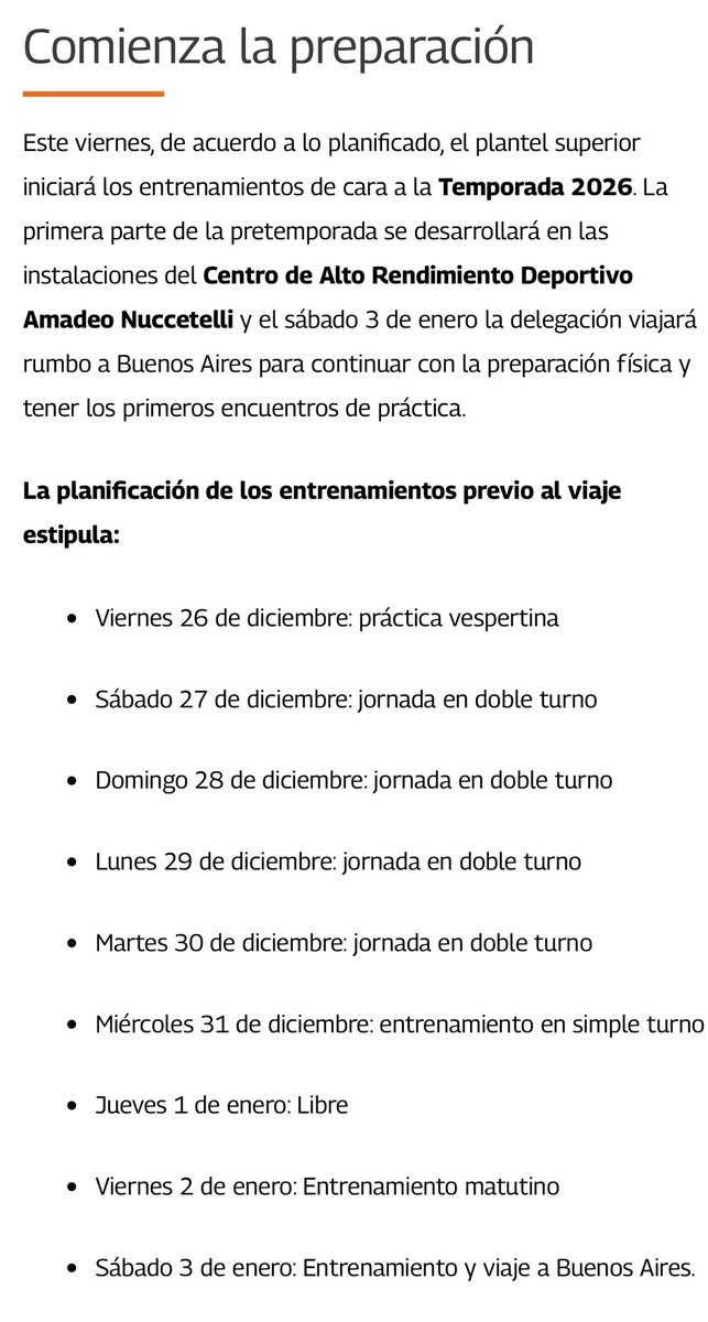 #Talleres vuelve mañana a los entrenamientos. Y es imposible no pensar en la incertidumbre de un nuevo comienzo de pretemporada SIN refuerzos.

Solo hay bajas, pero necesarias, de un plantel diezmado.

Ojalá que algo cambie, y pronto, porque las vibras son las del 2025. La