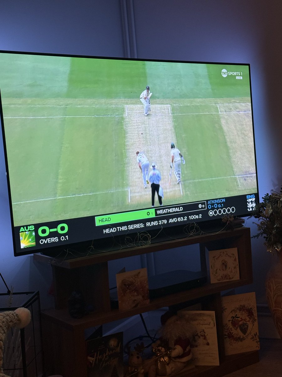 Anyone still up to watch the Boxing Day test