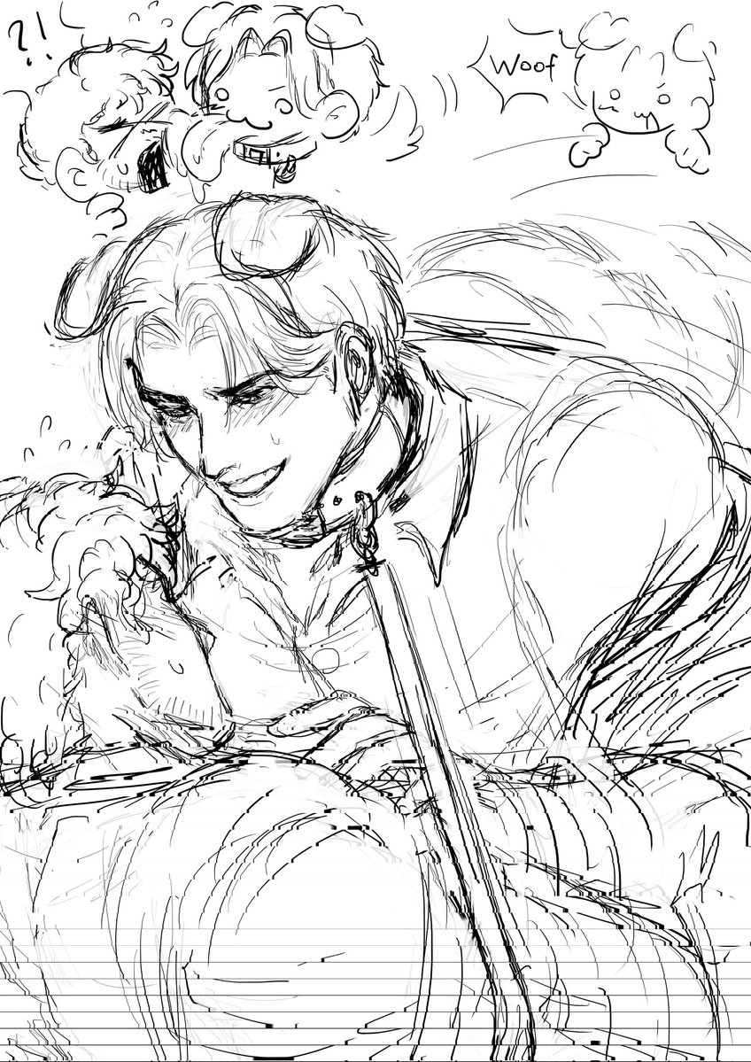 Ascia233's tweet image. Inspired by @xreyyart :3 (post again bcz idk why theres glitch)
#miketosis #schmafton