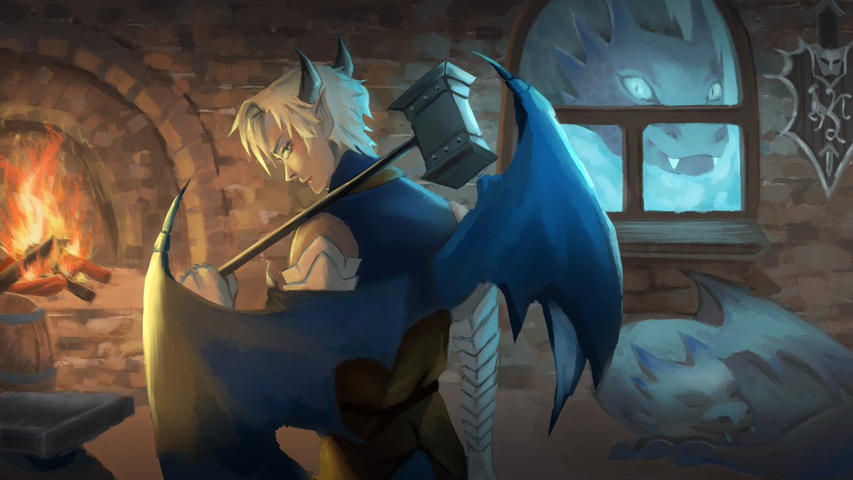 I have received a wonderful Christmas gift today from my good friend <a href="/WunaValor/">LunaValor ⚔️🔥Chaos Fox Vtuber</a> I love it so much. Thank you Luna for being my friend.
🎨 by <a href="/myrbanea/">banea</a>