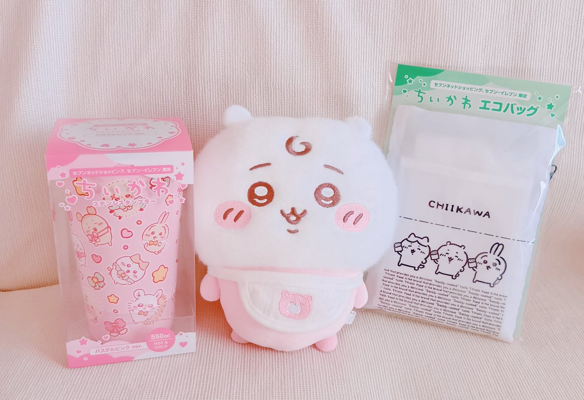 ちいかわ　セブンイレブン　限定　タンブラー　エコバッグ セブンイレブン限定 ちいかわステンレスタンブラー エコバッグ - メルカリ