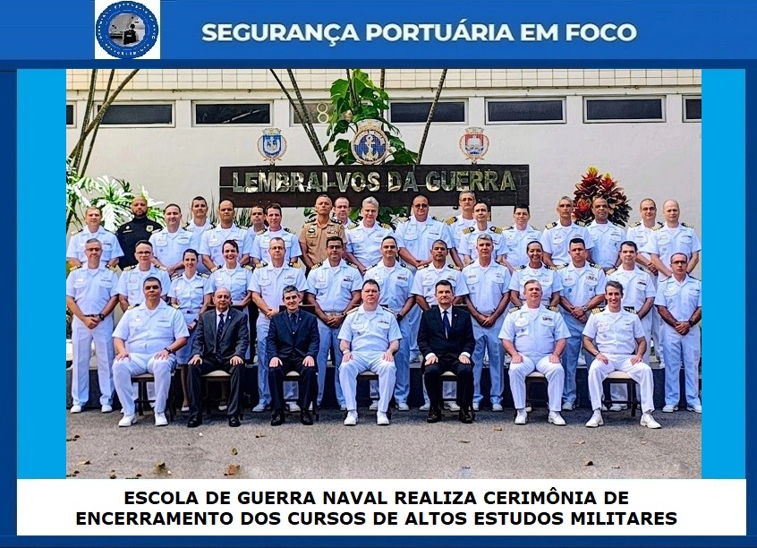 SEGPORTEMFOCO's tweet image. ESCOLA DE GUERRA NAVAL REALIZA CERIMÔNIA DE ENCERRAMENTO DOS CURSOS DE ALTOS ESTUDOS MILITARES
O C-PEM foi concluído por 33 pessoas, entre eles, um integrante da Guarda Portuária (GPort), da Companhia das Docas do Estado da Bahia 
#codeba #GPORT

Link:
segurancaportuariaemfoco.com.br/2025/12/escola…