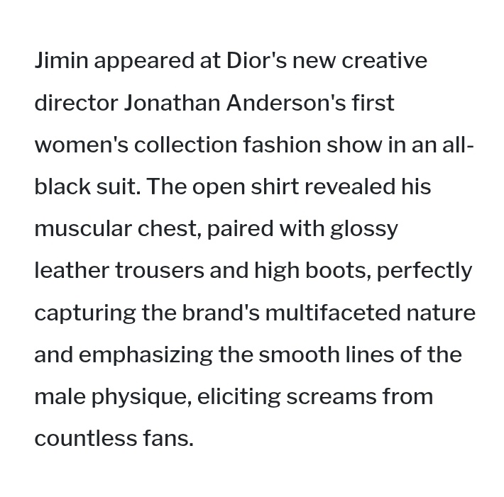 vioky300's tweet image. 𖡻🗼 𝕁𝕀𝕄𝕀ℕ 
DIOR GLOBAL AMBASSADOR JIMIN
FACE OF DIOR JIMIN
#JIMINxDior @Dior