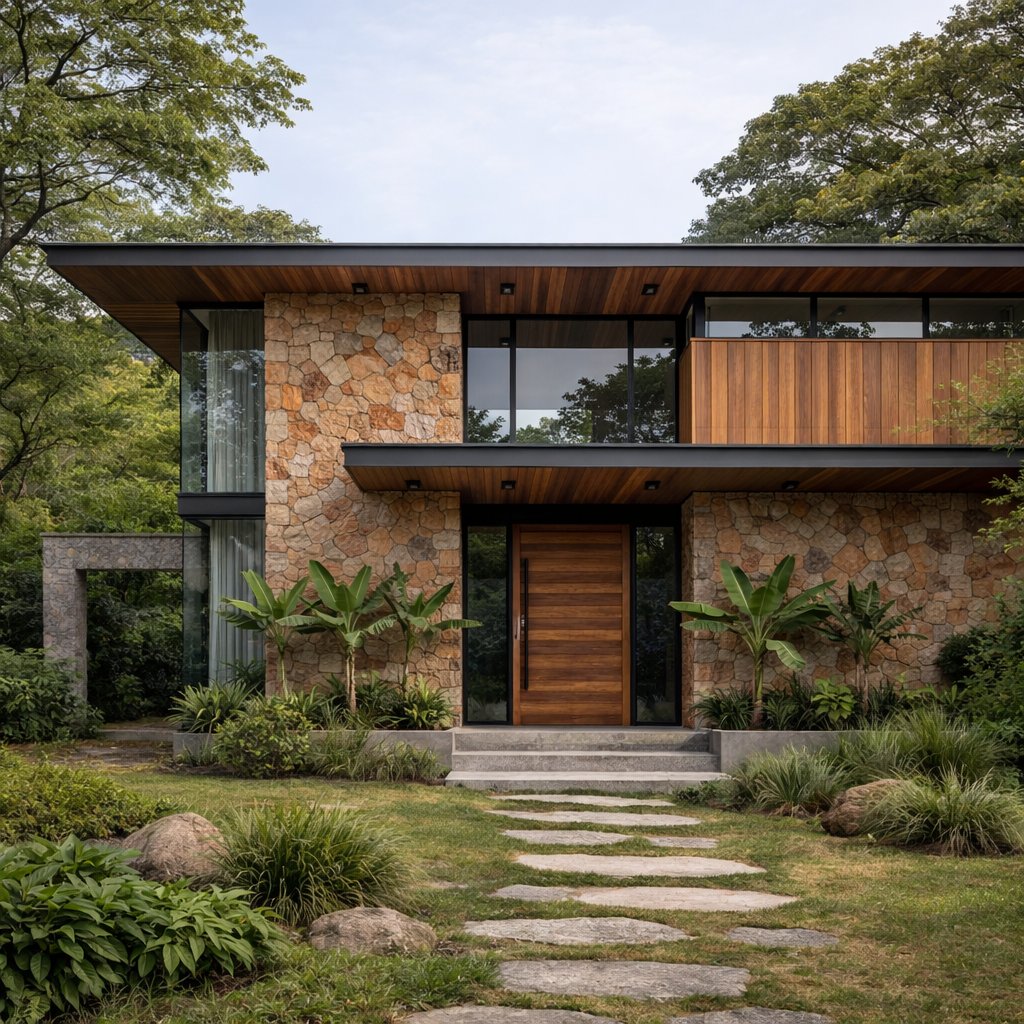 Earth tones, layered textures, and craftsmanship that lets the building belong to the land it sits on. #Stonecrest 🤌🏾👌🏾