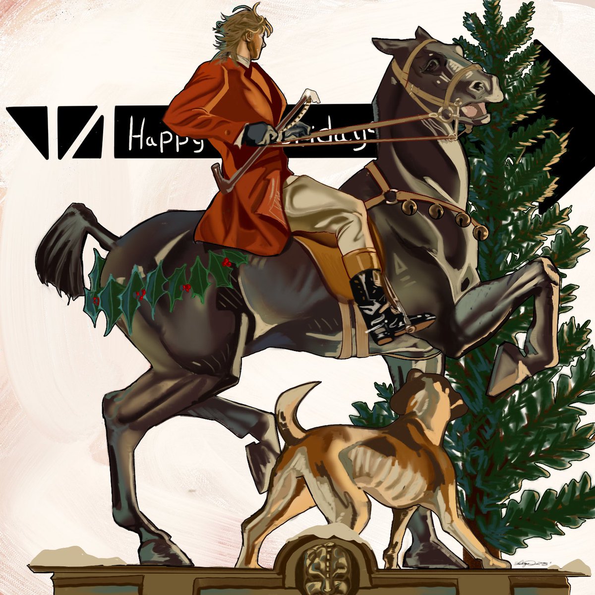 diosdoxy99's tweet photo. Merry Christmas and Happy Holidays ❤️
#Diobrando #Dio #JJBA #jjbafanart #leyendeckerstudy https://t.co/cor2pg6so6