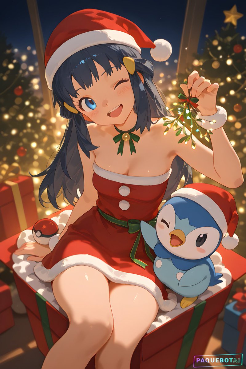 Pokeprotagonxst's tweet photo. //Las pokechicas os desean una feliz navidad. https://t.co/DiQrk7682D