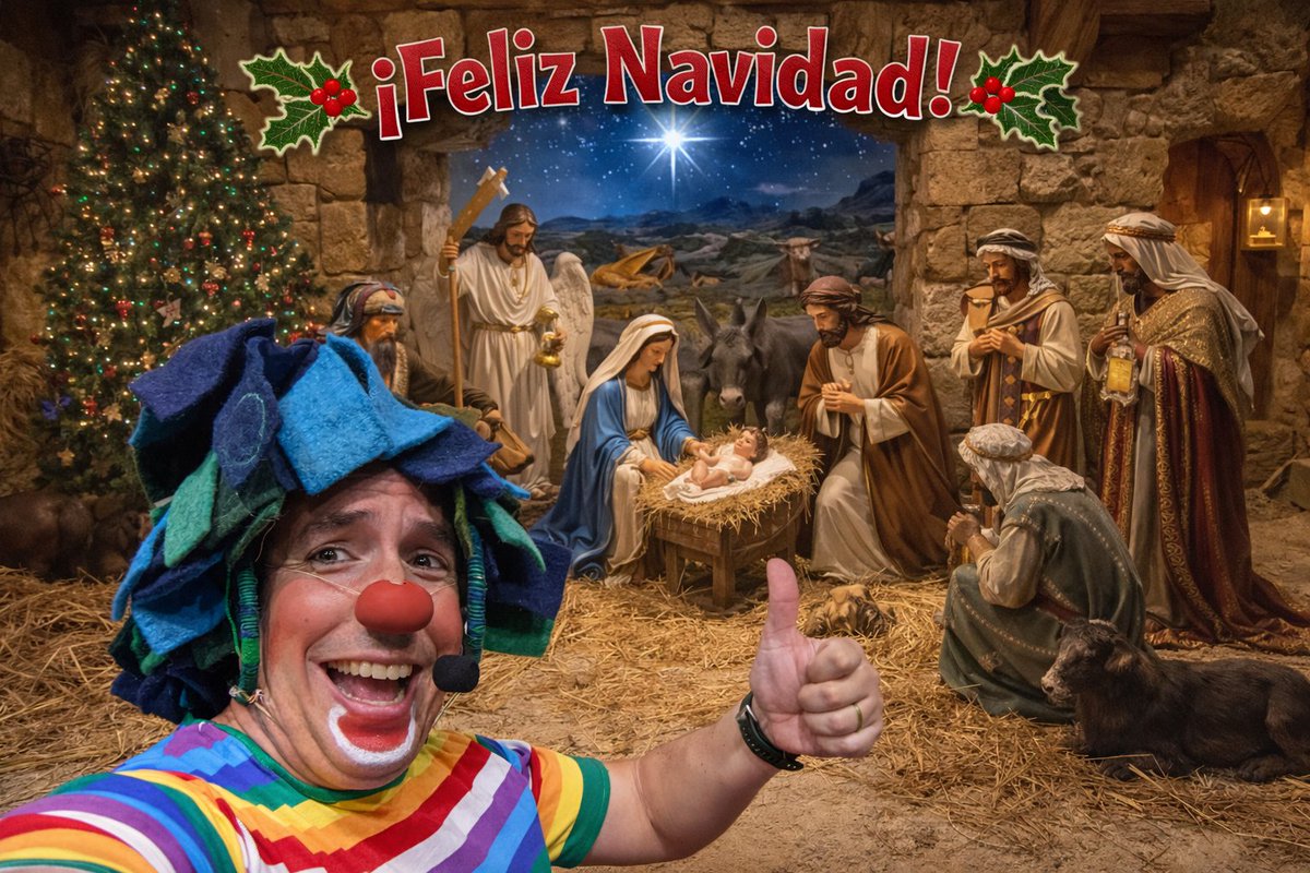 ¡Feliz Navidad a tod@s!

#payasokikote #feliznavidad2025 #quelafuerzadelhumornosacompañe