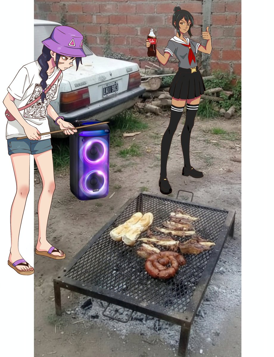 VolticCore's tweet image. Para estas lindas fiestas de Navidad, ¿qué más lindo que un buen asadito argencho con la banda? 🇦🇷🎄

#ERiSA #FortniteFanArt @erisuki38911