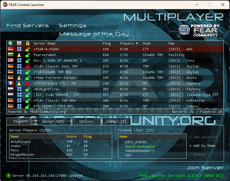 fredcpp's tweet image. FEAR Launcher 2.1.9.7 Has been released.
Changelog:
fear-community.cpp.mx/profile/fear-l… 
$FEARCombat #FEARLauncher #FEARCommunity