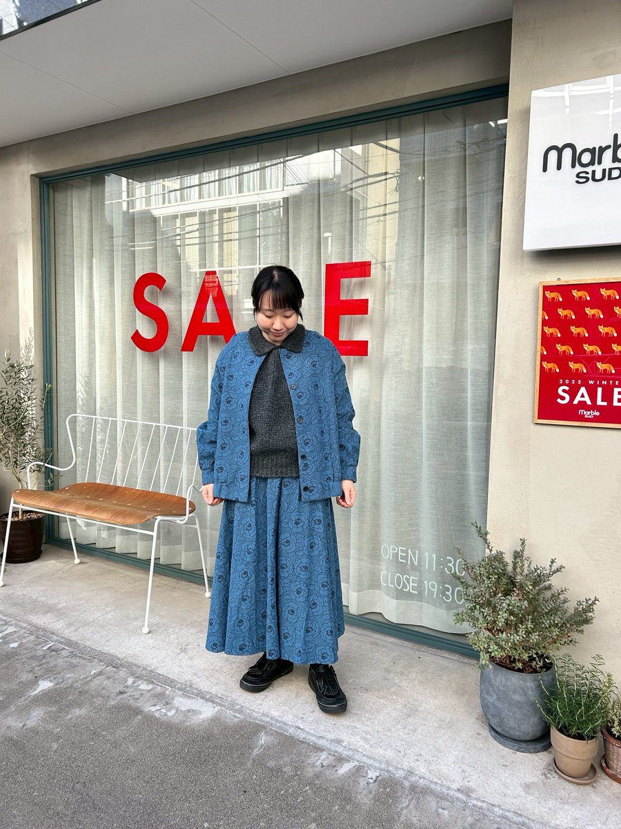 マーブルシュッド marblesud サザンカ 刺繍 ブラウス 美品 注目テキスタイル「sasanqua」登場！ | marble SUD マーブルシュッド