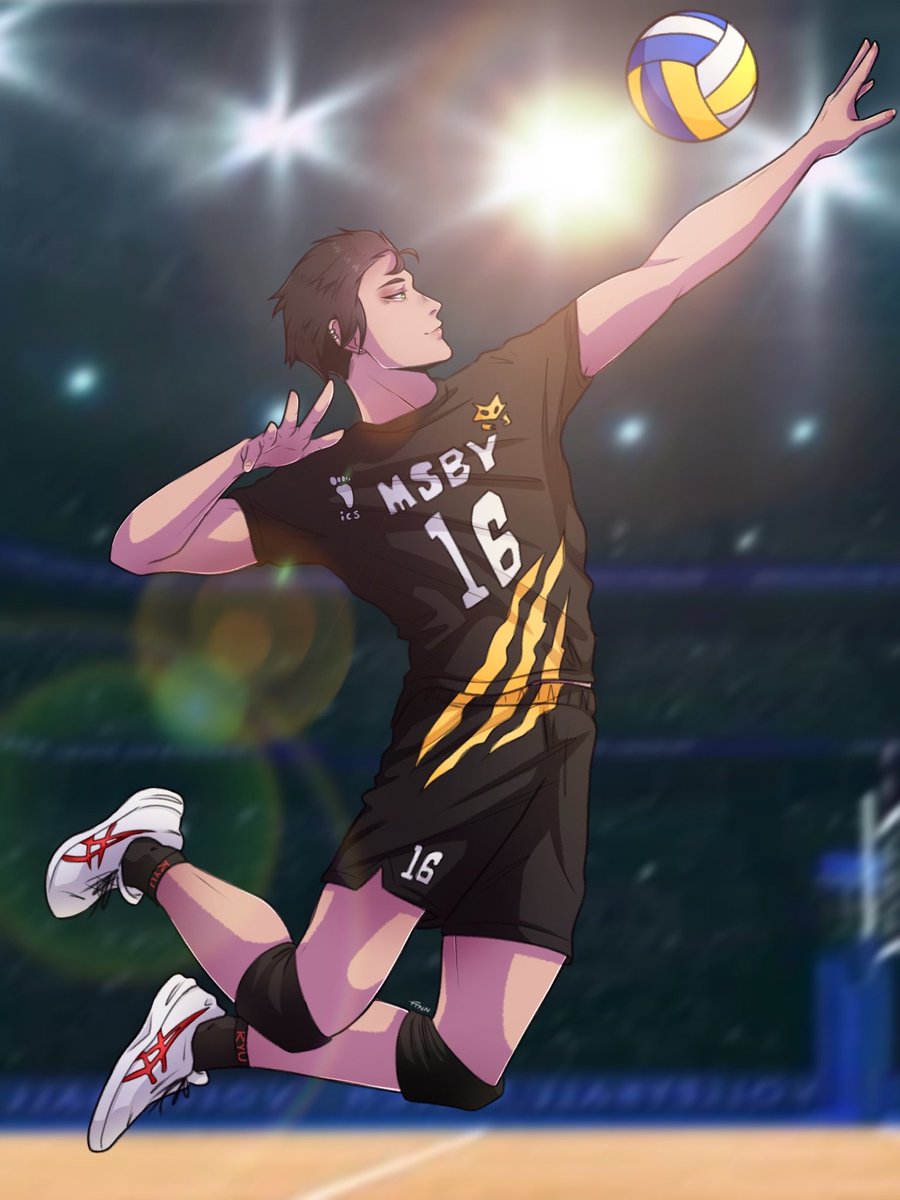 FinnFanng's tweet photo. [OC] - "NICE KILL, AKIMITSU!" 🏐

#Haikyuu #oc #haikyuuoc #ocdrawing #haikyuufanart #haikyuutimeskip https://t.co/aqHdUc1JOz