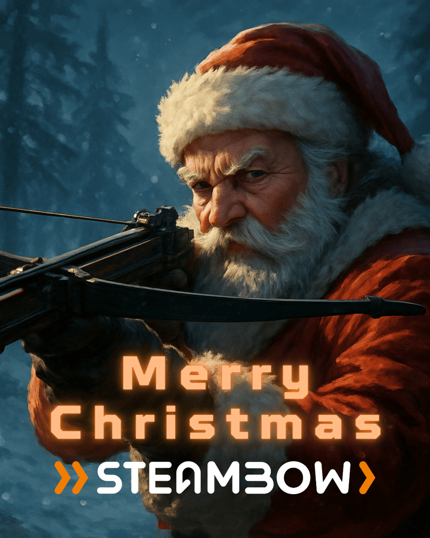steambow's tweet photo. Merry Christmas from Steambow! https://t.co/7jokB9cENW
