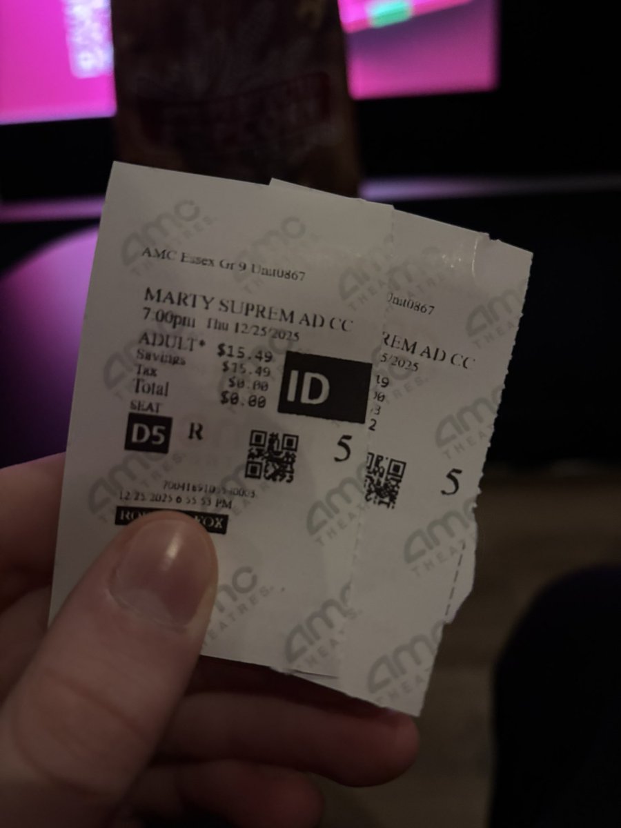 MARTY SUPREME DREAM BIG CHRISTMAS DAY!!!