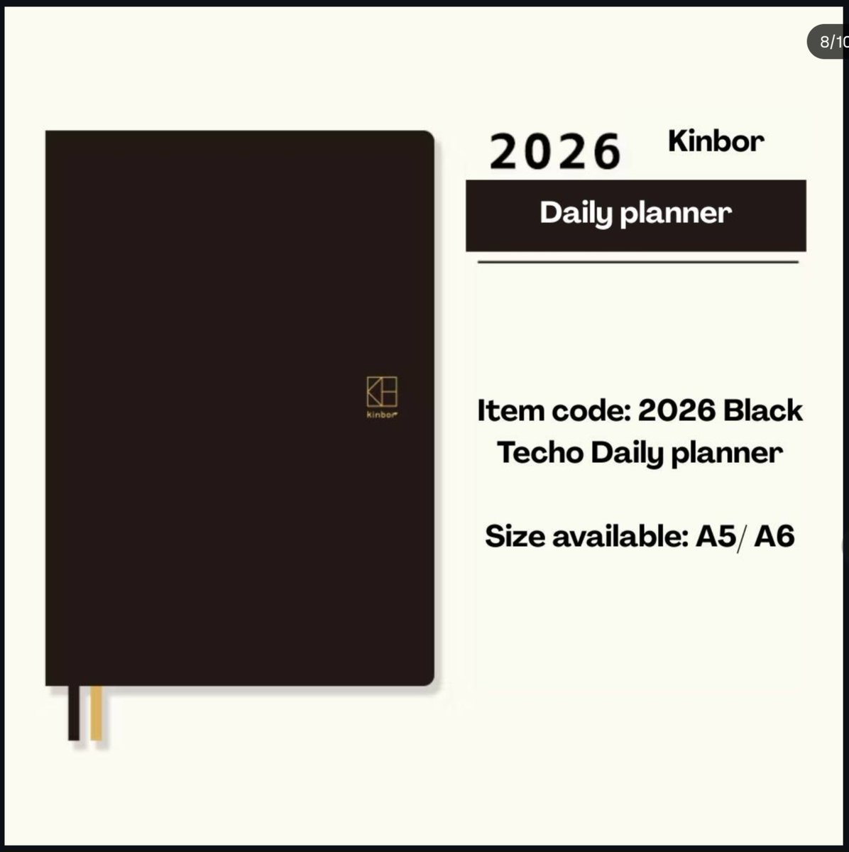 raraaccount's tweet photo. WTB Kinbor Techo A5 2026 one day per page
Kalau ada yang warna hitam🥹
#kinbor #kinbor2026 #dailyplanner https://t.co/EdZtShMqfY