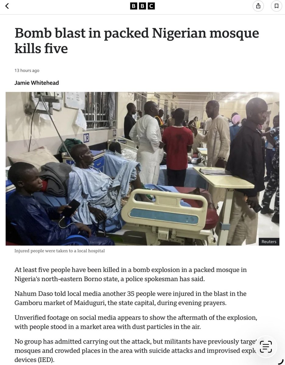 TruthCourse's tweet image. The .@BBC has launched a campaign to gaslight its readers into believing that Islamic terrorists in #Nigeria mainly target Muslims, not Christians. The BBC rarely publishes news about the hundreds and thousands of Christians murdered for their faith, but it does publish stories…