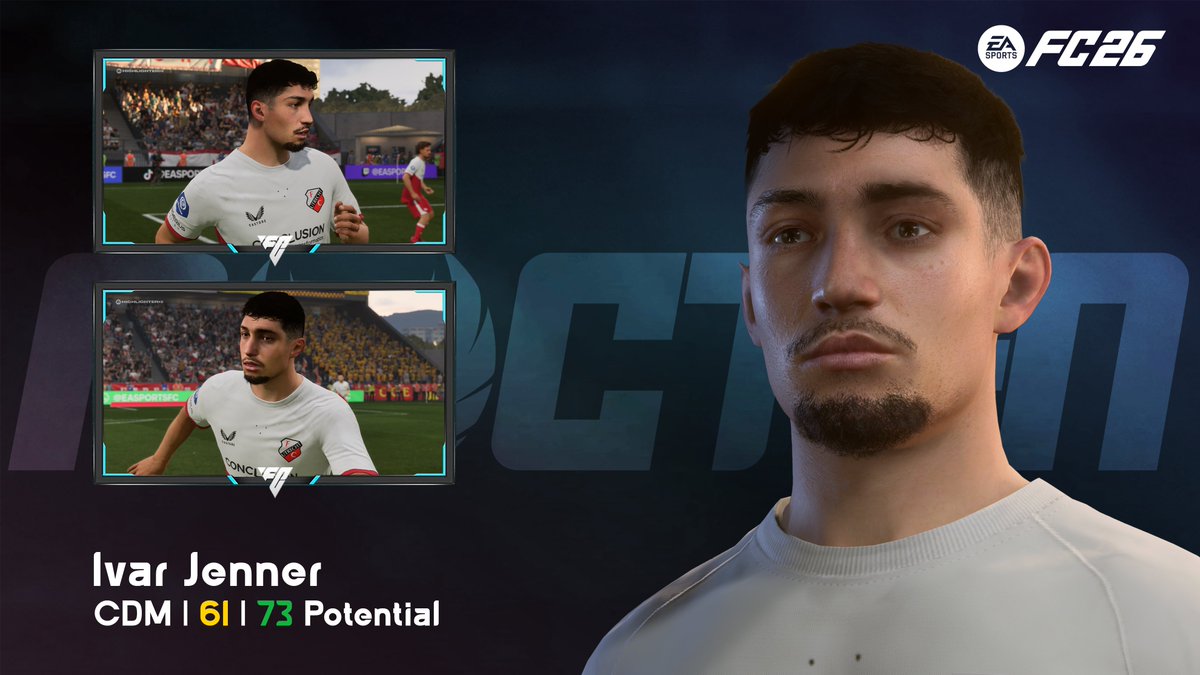 noctenmod's tweet photo. 🔥 Released 🔥
Ivar Jenner | EAFC 26 Face
FC Utrecht Player

Download link in Bio (Available on BMC / Patreon)

Join membership or buy to unlock this face &amp; more creations.
Enjoy your game!
@allFCfacemakers https://t.co/6OEAXk9Mxa