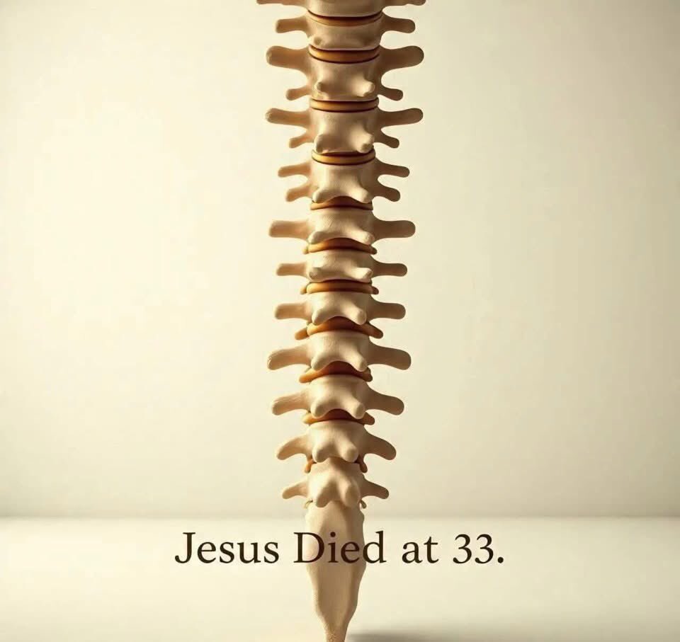 _SmokeyGirl25's tweet image. Jesus died at 33. The human spine has 33 vertebrae. The same structure that holds us up is the same number of years He held this Earth.

We have 12 ribs on each side. 12 disciples. 12 tribes of Israel. God built His design into our bones. He wrote Heaven into our anatomy.

The…