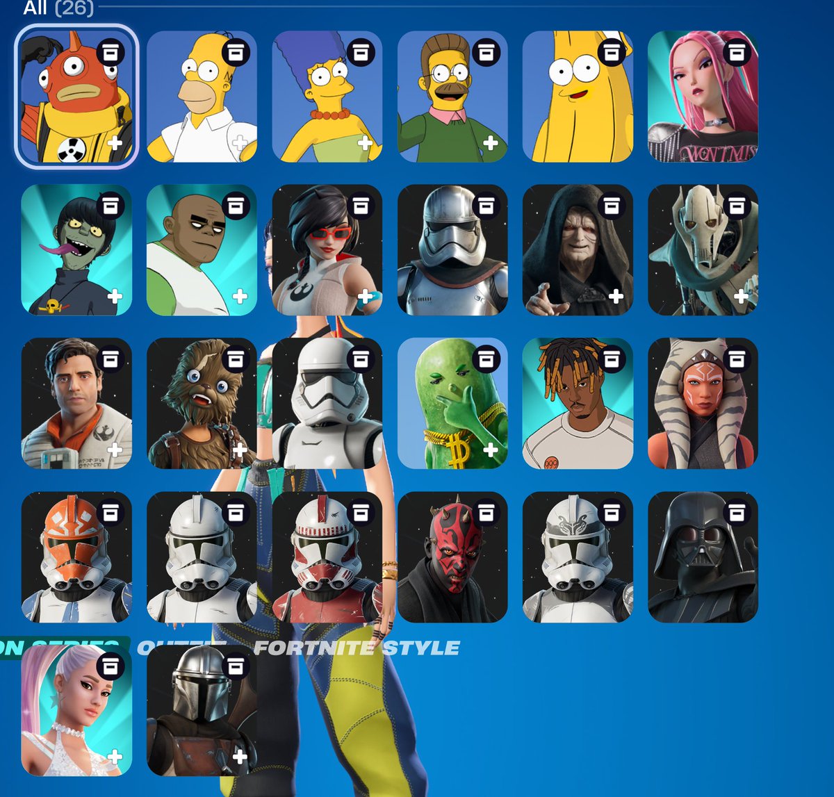 Me with my almost 400 archived skins