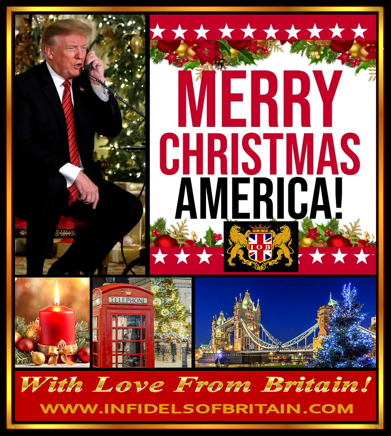 IOBOFFICIAL's tweet photo. MERRY CHRISTMAS AMERICA! WITH ❤️FROM BRITAIN!  🇺🇸 🇬🇧💂💂🍾❤️🥂🍺🎅🎄✝️⛪️#Jesus #nigelfarage #UKIP #NWO @RoyalFamily @DonaldJTrumpJr #UK #BRITAIN #London #USA @realDonaldTrump @kensingtonRoyal @ClarenceHouse @USArmy @USairforce @USNavy @USNationalGuard https://t.co/EBa1kkEGUw https://t.co/YtpFgU5TVW