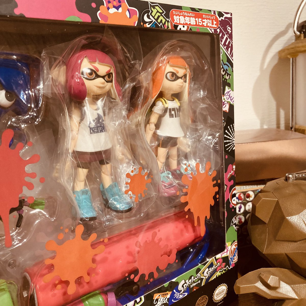 mococosan's tweet photo. 昨日待望のfigmaイカちゃんが届いた！うれP &amp;安堵…😮‍💨 https://t.co/Nf4vA2psRv