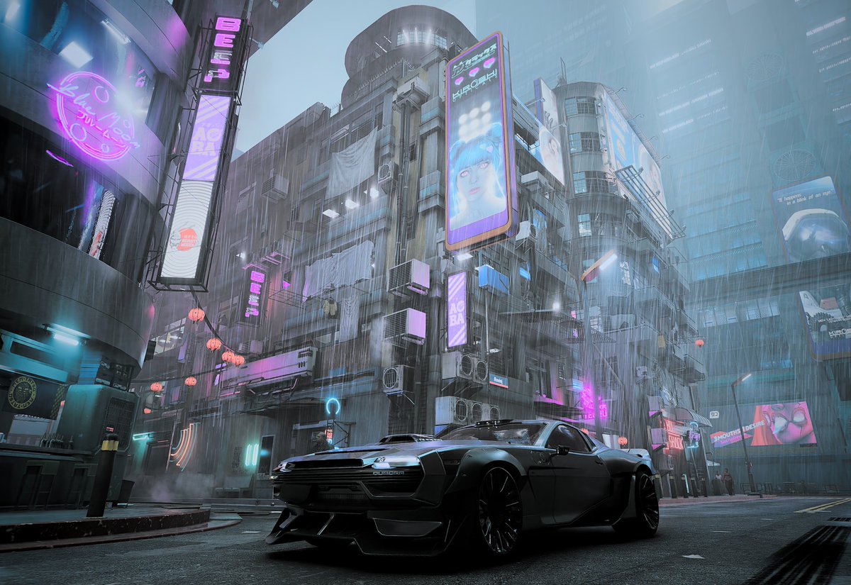 Purple rain #Cyberpunk2077