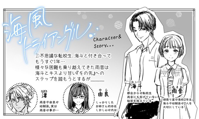 次回の同人誌予定📖
なんと爽やか学生モノです🌊※18🈲 