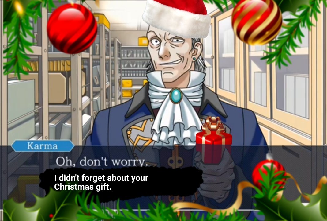 phoenixwrong404's tweet image. The Von Karmas were truly touched by the Christmas spirit ❤️