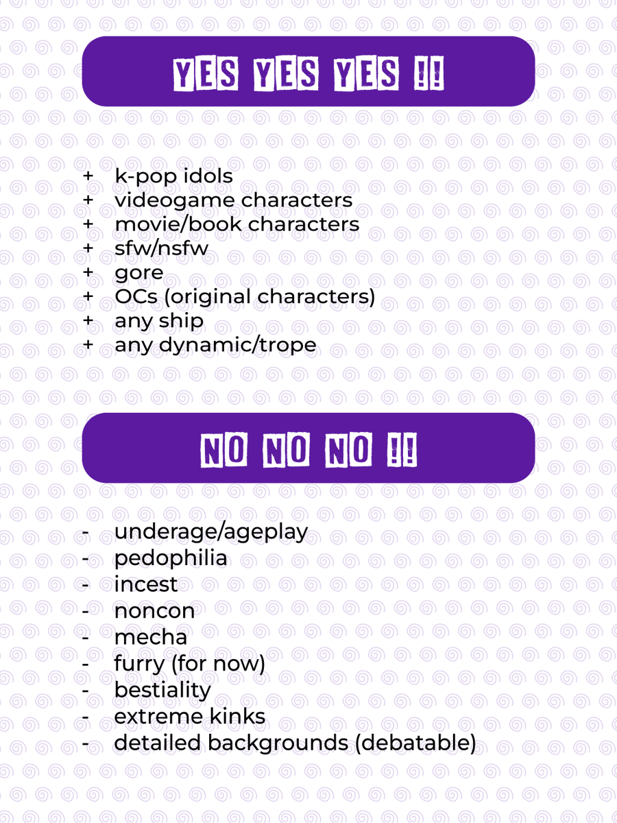 F3RL0V3S4RT's tweet photo. ✨OPEN COMMISSIONS✨
hello lovelies!! here's my price list <33
feel free to dm me, you won't regret it ^^

#opencommissions https://t.co/dFfdeOpjiA