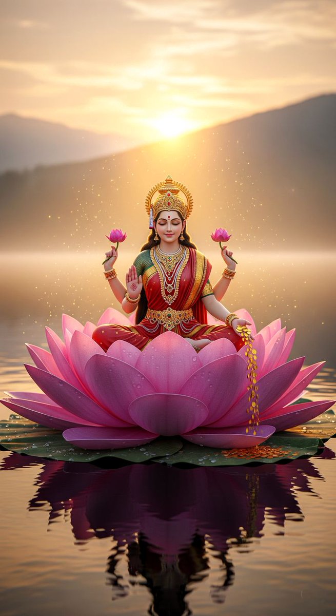 जय श्री महालक्ष्मी माँ 🙏

जहाँ पसीने की बूँद ईमान से गिरे,
जहाँ मेहनत का दाना किसी का हक न छीने,
वहीं चुपचाप मुस्कुरा कर महालक्ष्मी माँ अपने चरण रख देती हैं।

जय श्री लक्ष्मी माँ 🌼✨