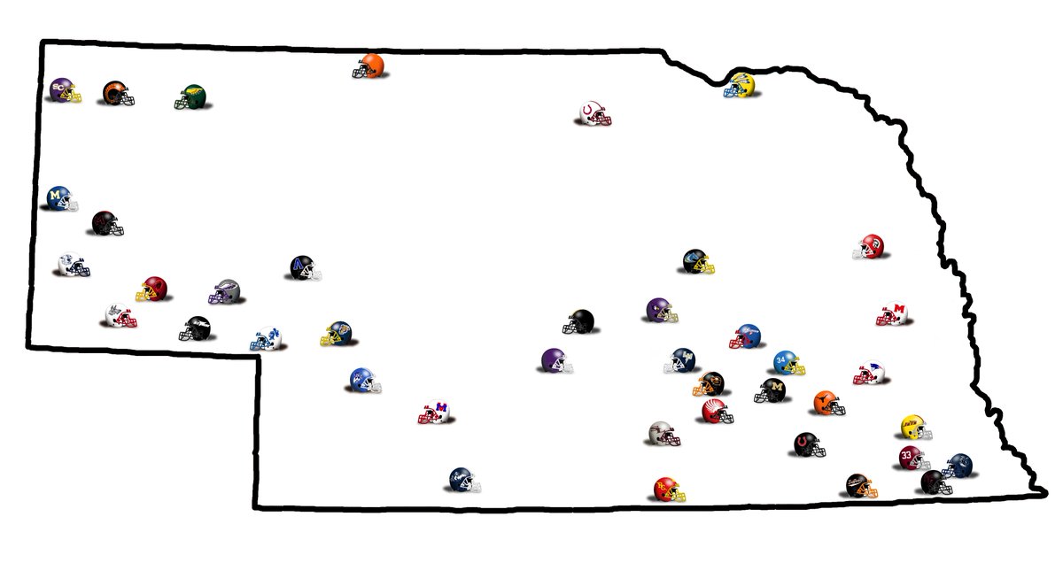 Nebraska High School Helmet Project tweet media